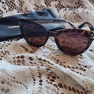 Saint Owen Curateur Tortoise Shell Sunglasses NWOT